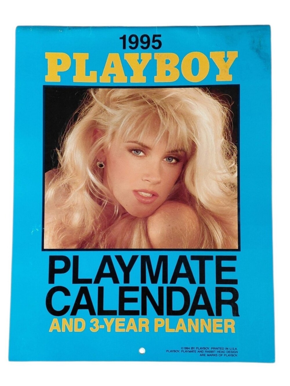 Vintage 1995 Playboy Playmate Calendar 3-Year Planner Jenny McCarthy COVER Clean
